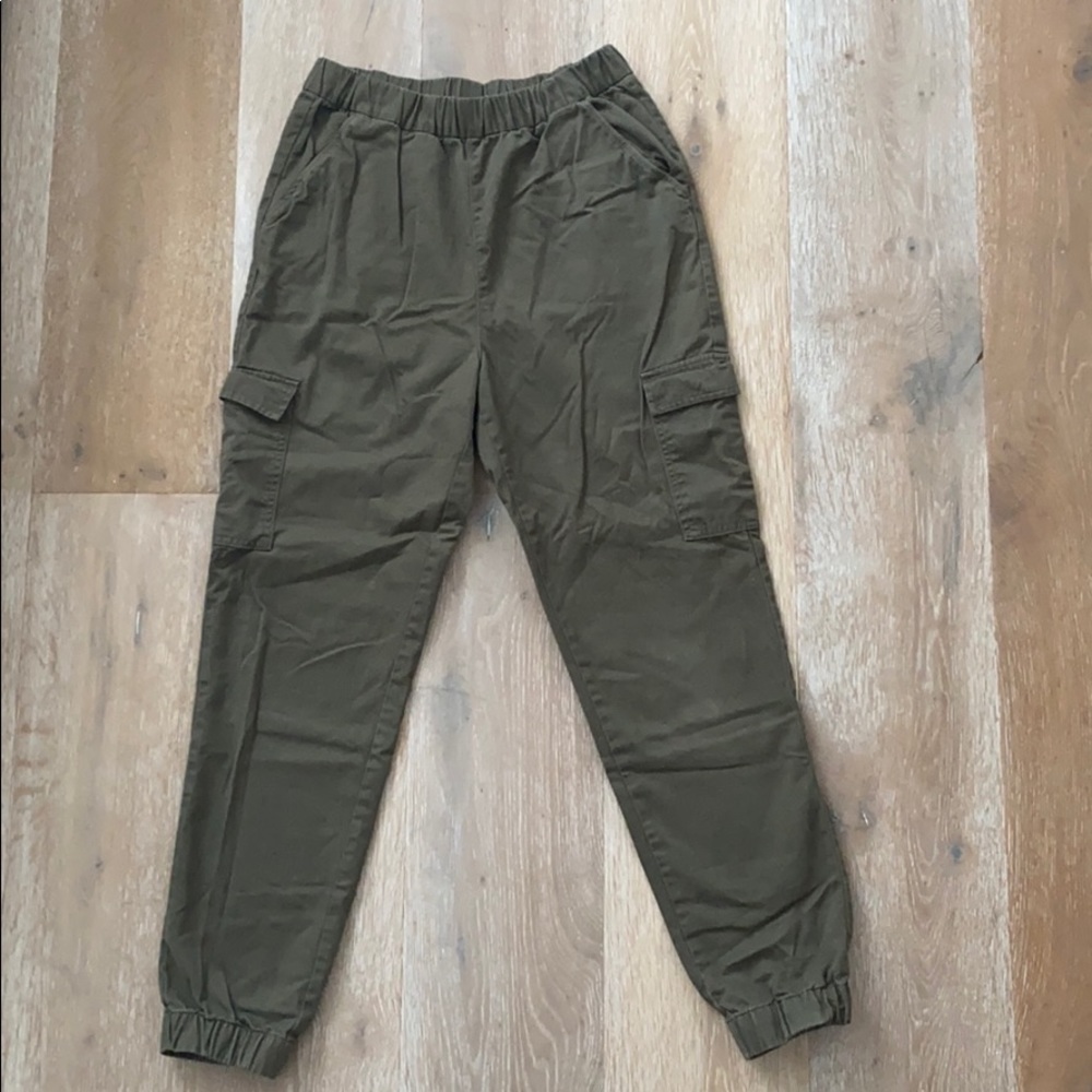 Dark green cargo pants!